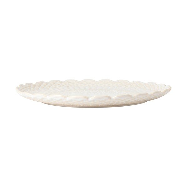 Farfurie albă pentru servire din gresie ø 39 cm Cristal – Costa Nova-image-1