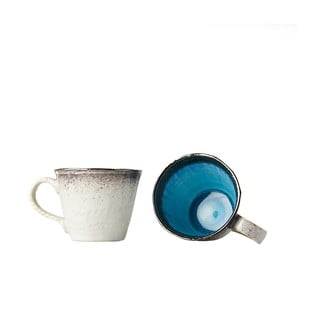 Cană din ceramică MIJ, 250 ml, albastru-alb