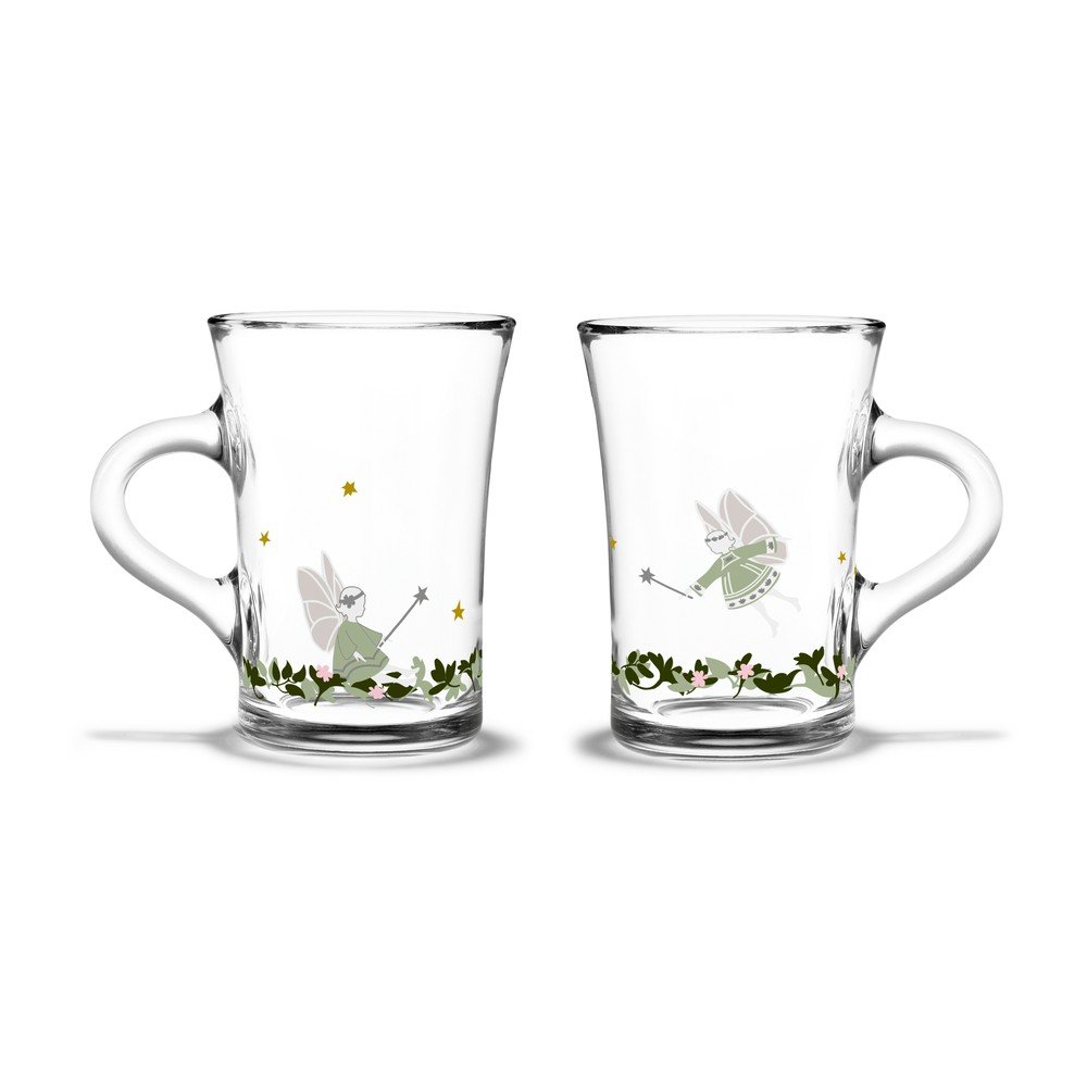 Căni 2 buc. din sticlă 230 ml cu model de Crăciun Christmas – Holmegaard