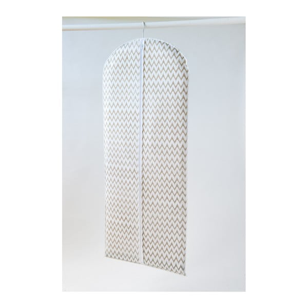 Husă de protecție pentru haine de agățat Compactor Clear, 137 cm, alb