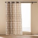 Draperie neagră-bej 140x240 cm Ondine – douceur d'intérieur
