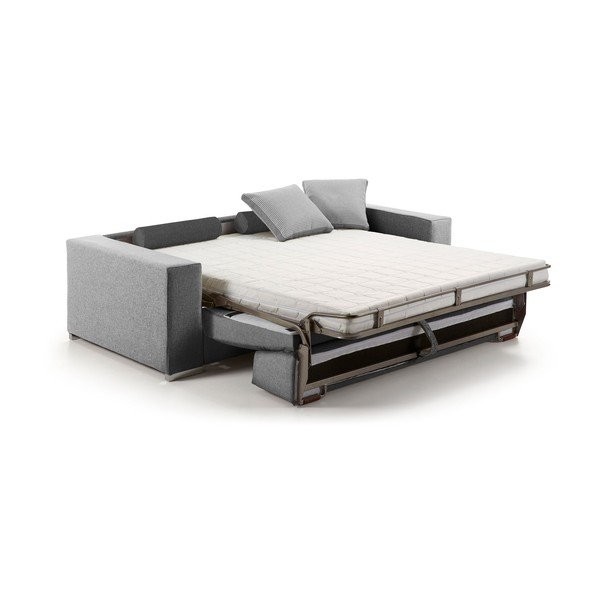Canapea extensibilă La Forma Big, gri deschis-image-3