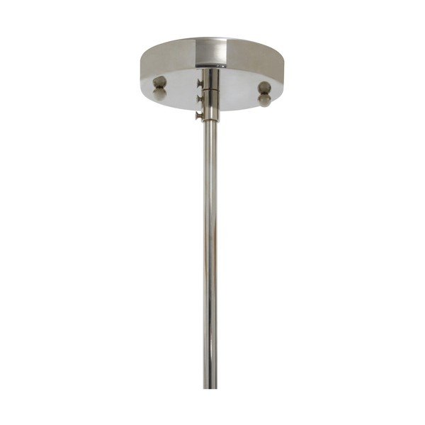 Lustră argintie din metal cu abajur din sticlă ø 27 cm Ritz – Premier Housewares-image-4