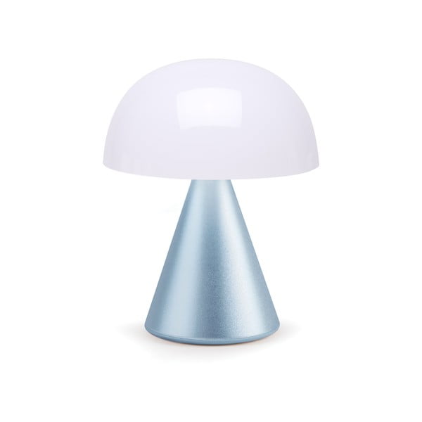 Veioză albă/albastru-deschis LED (înălțime 17 cm) Mina L – Lexon