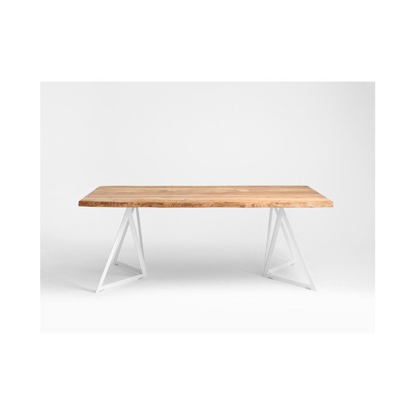 Masă cu blat din lemn de stejar Custom Form Sherwood, 180 x 90 cm-image-1