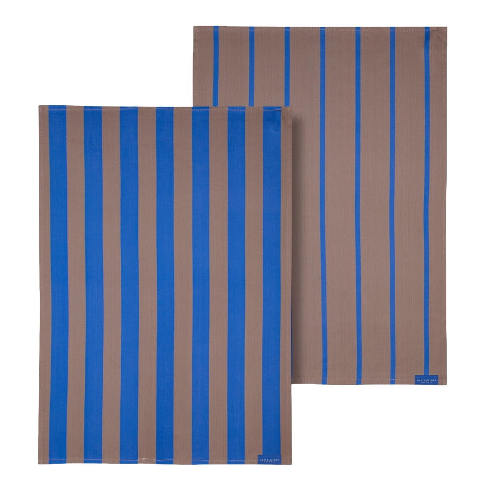Prosoape de vase 2 buc. din bumbac 50x70 cm Stripes – Mette Ditmer Denmark