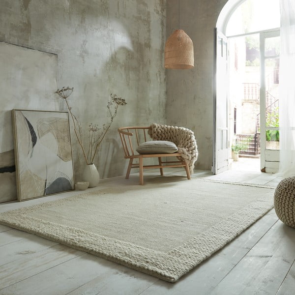 Covor din lână bej 230x160 cm Rue - Flair Rugs-image-1