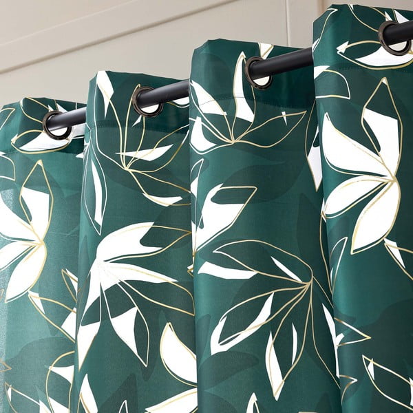 Draperie verde 140x260 cm Elsa – douceur d'intérieur-image-2