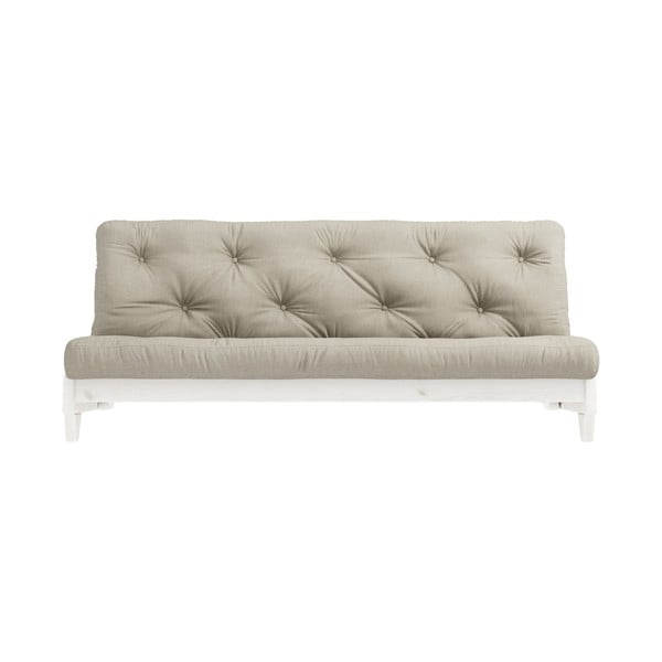 Canapea variabilă KARUP Design Fresh White/Linen, gri - bej