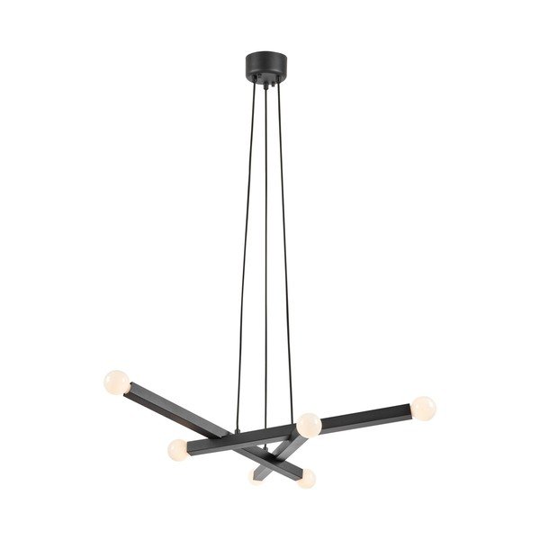 Lustră neagră din metal Stack – Markslöjd