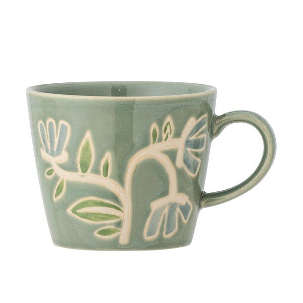 Ceașcă verde din gresie ceramică 380 ml Tangier – Bloomingville