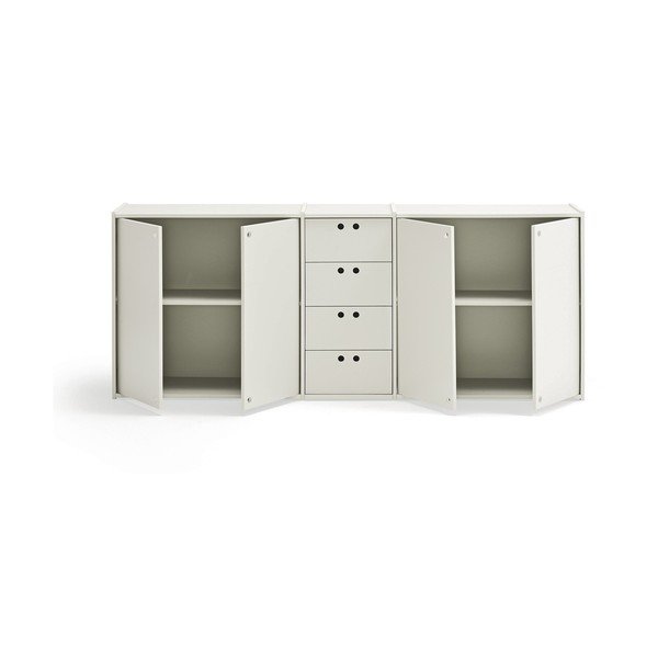 Comodă crem 197x80x40 cm Wally – Teulat-image-2