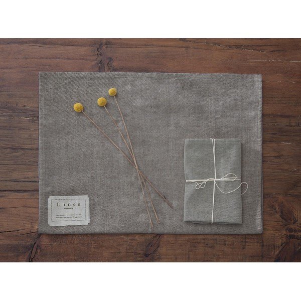 Set 4 șervețele textile Really Nice Things Grey, 43 x 43 cm-image-2
