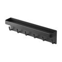 Cuier pentru chei cu raft YAMAZAKI Smart, negru