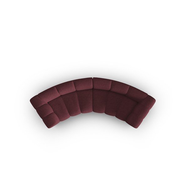 Canapea burgundy 322 cm Lupine – Micadoni Home-image-4