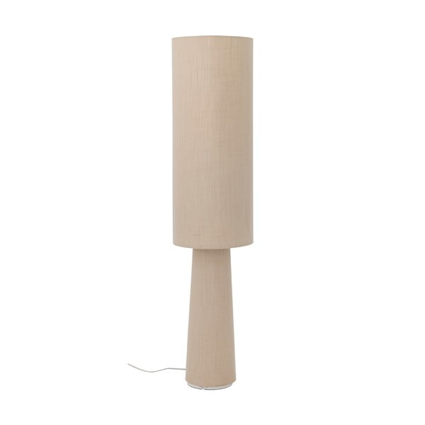 Lampadar în culoare naturală cu abajur textil (înălțime 120 cm) Emmie – Bloomingville