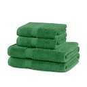 Prosoape de baie verde-închis 4 buc. din bumbac din frotir Marina – Restilo
