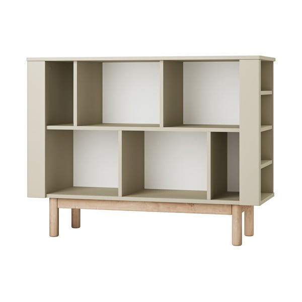 Bibliotecă pentru copii bej 120x40 cm Miloo – Pinio-image-2
