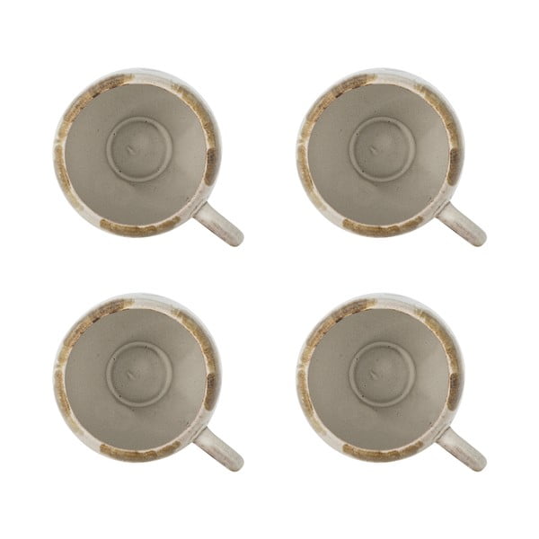 Cești 4 buc. pentru cappuccino din gresie 200 ml Jade – Bloomingville-image-4