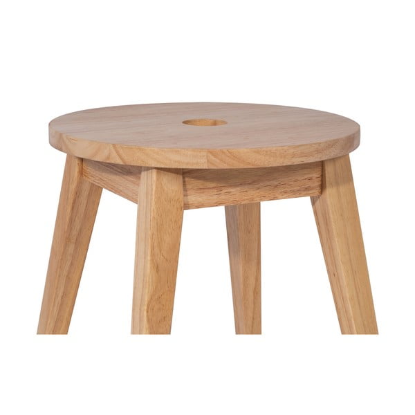 Scaun în culoare naturală deschisă din lemn de arbore de cauciuc Club – Bonami Essentials-image-2