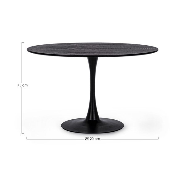 Masă de dining rotundă din metal ø 120 cm Bloom – Yes Everyday-image-4