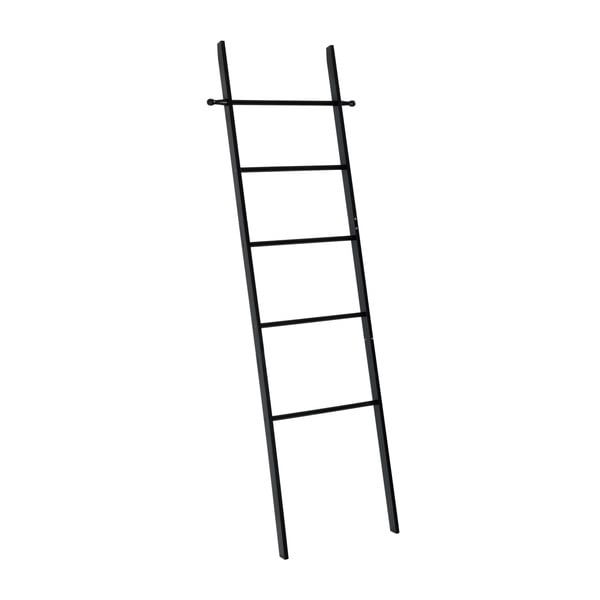 Scară din bambus pentru prosoape Wenko Suri, negru-image-2