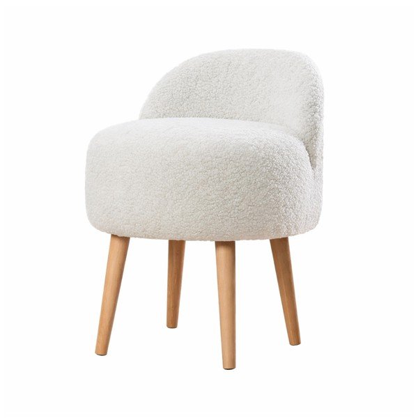 Taburet alb Rufmee – Artie