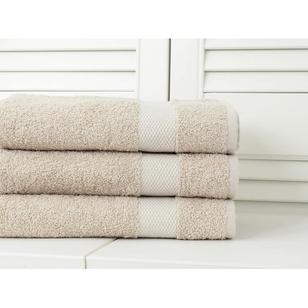 Prosop bej din frotir 50x100 cm Adria – B.E.S.-image-1