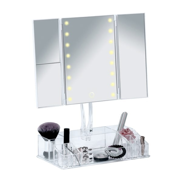 Oglindă cosmetică (3x) cu led/de mărire 34,5x39 cm Fanano – Wenko-image-2