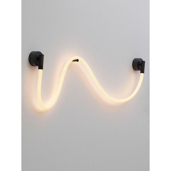 Aplică de perete albă/negru-mat LED din oțel Ilane – Nova Luce-image-2