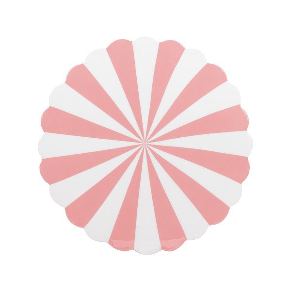 Măsuță auxiliară rotundă din metal ø 40 cm Candy Swirl – Leitmotiv-image-1