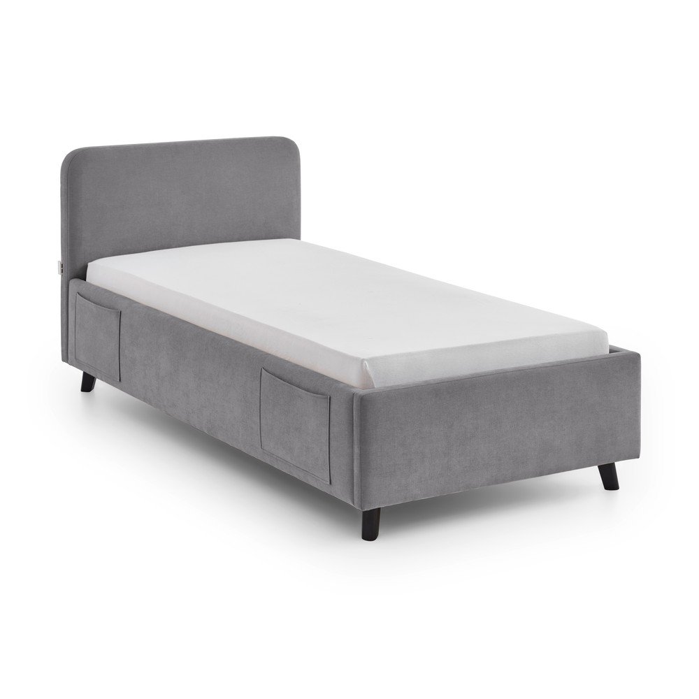 Pat pentru copii gri fara somiera 90x200 cm Cosy – Meise Möbel