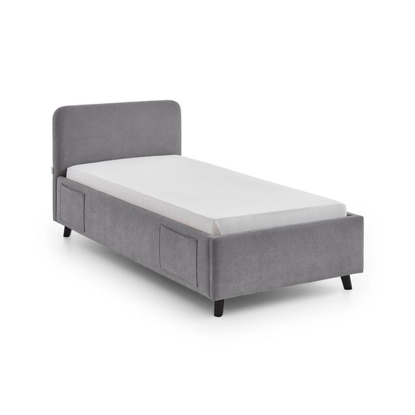 Pat pentru copii  gri fără somieră 90x200 cm Cosy – Meise Möbel-image-4