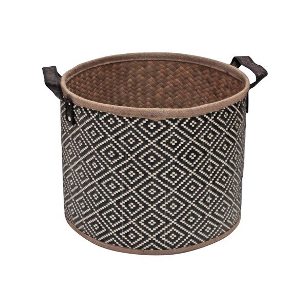 Set 3 coșuri de depozitare din frunze de palmier Canett Hjørring-image-1
