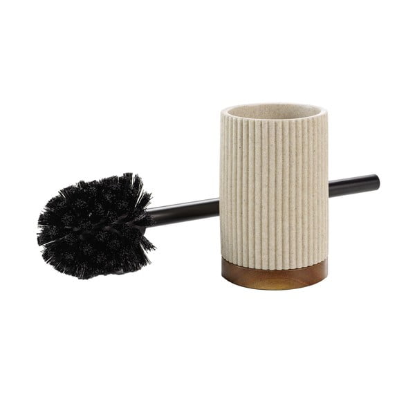 Perie de WC bej din polirășină Niagara – douceur d'intérieur-image-2