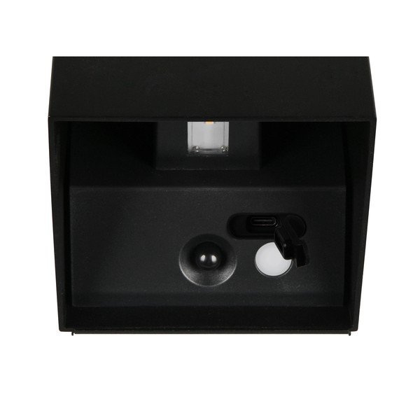 Corp de iluminat pentru exterior LED de perete cu senzor de mișcare cu USB (înălțime 10 cm) Genie – Trio-image-4