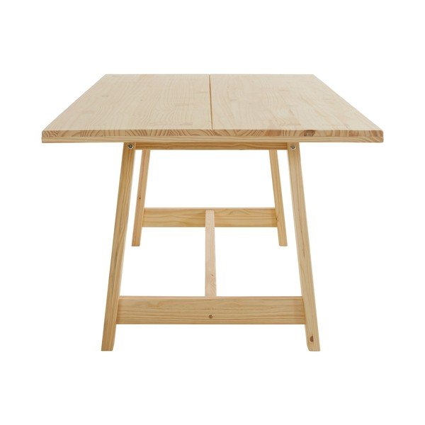 Masă de dining în culoare naturală din lemn de pin 100x200 cm Derby – Støraa-image-2