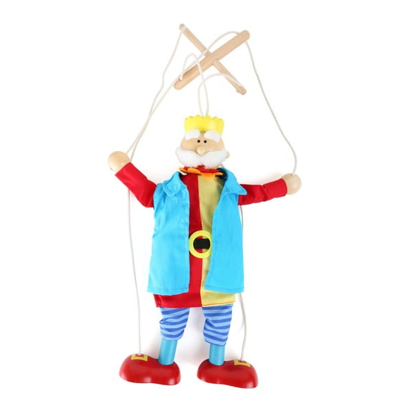 Marionetă din lemn Legler King Puppet