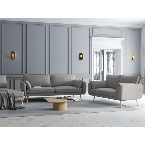 Canapea Kooko Home Lento, 228 cm, gri-image-1
