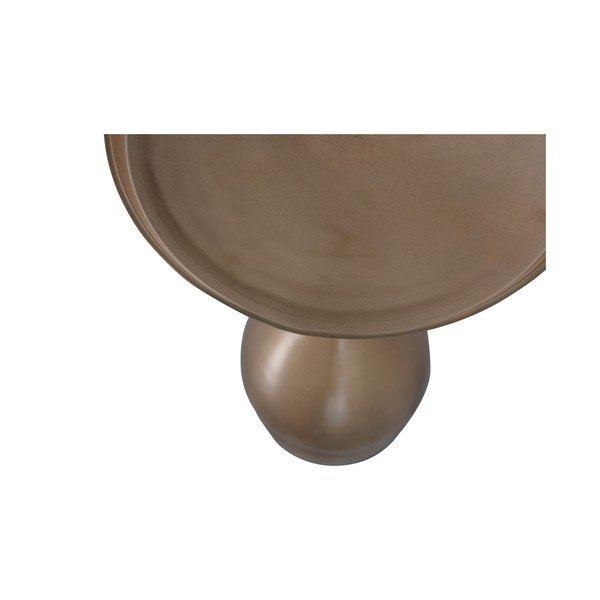 Măsuță auxiliară rotundă din metal 33x33 cm Cone – BePureHome-image-2