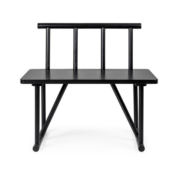 Bancă de dining Tenzo Grain, negru-image-1
