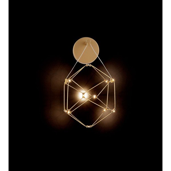Aplică de perete aurie LED din aluminiu Nebula – Nova Luce-image-3