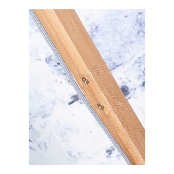 Lampadar din lemn de bambus Good&Mojo Fuji, abajur verde-image-3