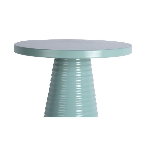 Măsuță auxiliară rotundă din metal ø 40 cm Catania Ribbed – Leitmotiv-image-2