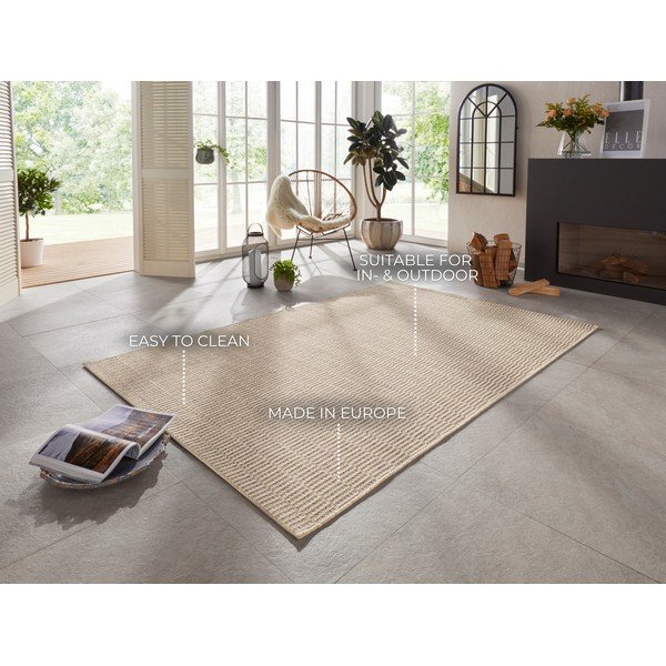 Covor potrivit și pentru exterior Elle Decoration Brave Dreux, 160 x 230 cm, crem-image-4