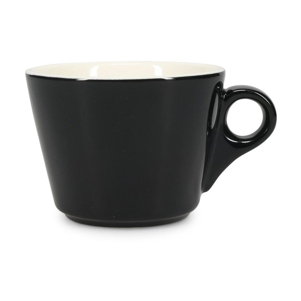 Ceașcă neagră pentru cappuccino din porțelan 160 ml Barista – BonBistro