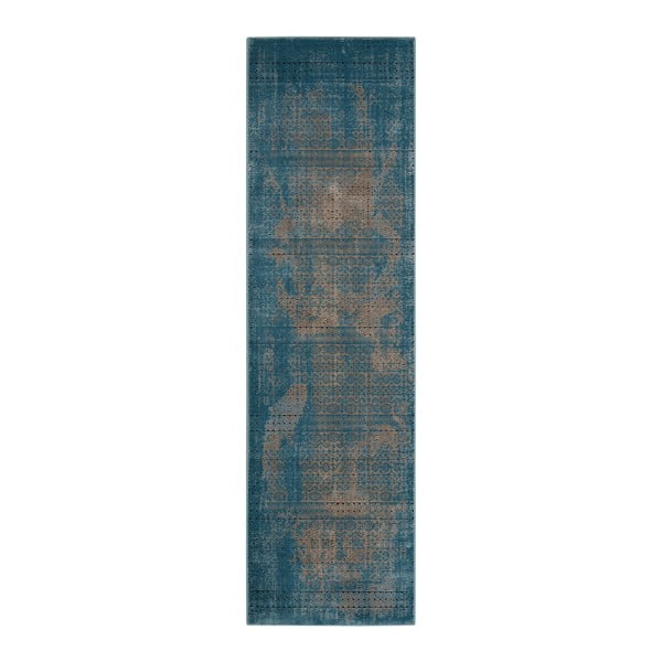Covor Nourison Karma Blu, 229 x 66 cm