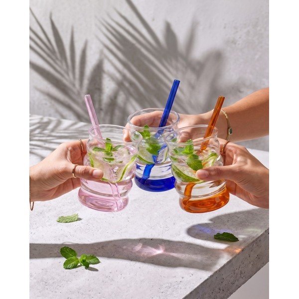 Pahare 6 buc. din sticlă borosilicată 350 ml Volo – Vialli Design-image-3