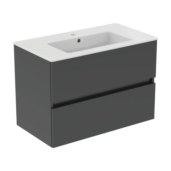 Dulap sub chiuvetă gri suspendat 80x55 cm Eurovit+ – Ideal Standard-image-3