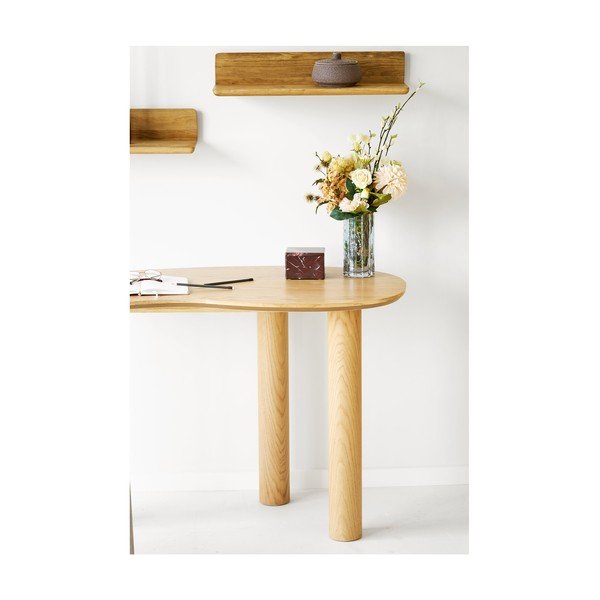 Birou cu aspect de lemn de stejar 60x120 cm Livigno – House Nordic-image-2
